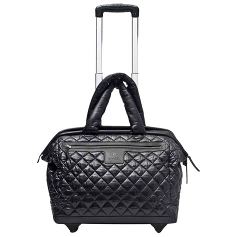 chanel travel bag with wheels.